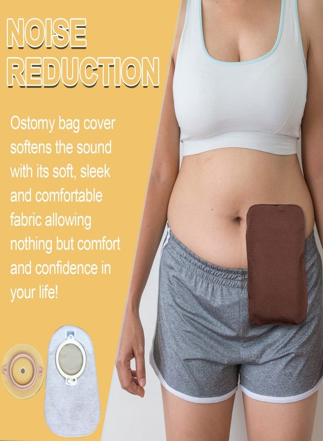 Sosation 8pcs Ostomy Bag Cover Colostomy Pouch Cover Lightweight Odor Control Stretchy Bag Washable Pouch Liner for Women Men Reusable Care Protector Supplies - Image 2